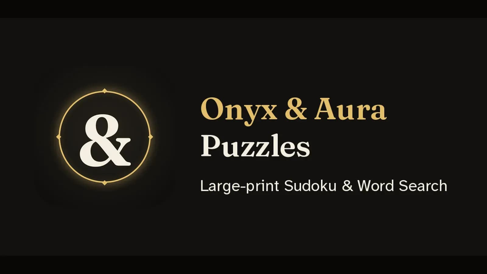 Onyx & Aura Puzzles feature graphic